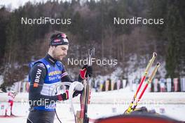 12.01.2018, Ruhpolding, Germany (GER): Marie Dorin (FRA) -  IBU world cup biathlon, relay men, Ruhpolding (GER). www.nordicfocus.com. © Manzoni/NordicFocus. Every downloaded picture is fee-liable.