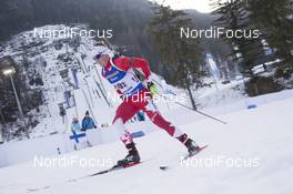 12.01.2018, Ruhpolding, Germany (GER): Scott Gow (CAN) -  IBU world cup biathlon, relay men, Ruhpolding (GER). www.nordicfocus.com. © Manzoni/NordicFocus. Every downloaded picture is fee-liable.