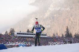 12.01.2018, Ruhpolding, Germany (GER): Arnd Peiffer (GER) -  IBU world cup biathlon, relay men, Ruhpolding (GER). www.nordicfocus.com. © Manzoni/NordicFocus. Every downloaded picture is fee-liable.