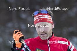 12.01.2018, Ruhpolding, Germany (GER): Simon Eder (AUT) -  IBU world cup biathlon, relay men, Ruhpolding (GER). www.nordicfocus.com. © Manzoni/NordicFocus. Every downloaded picture is fee-liable.
