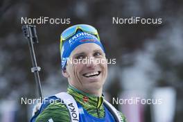 12.01.2018, Ruhpolding, Germany (GER): Eric Lesser (GER) -  IBU world cup biathlon, relay men, Ruhpolding (GER). www.nordicfocus.com. © Manzoni/NordicFocus. Every downloaded picture is fee-liable.