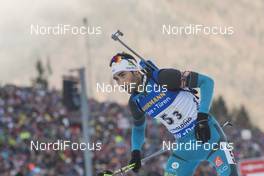 12.01.2018, Ruhpolding, Germany (GER): Martin Fourcade (FRA) -  IBU world cup biathlon, relay men, Ruhpolding (GER). www.nordicfocus.com. © Manzoni/NordicFocus. Every downloaded picture is fee-liable.