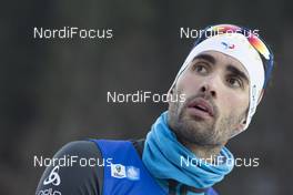 12.01.2018, Ruhpolding, Germany (GER): Martin Fourcade (FRA) -  IBU world cup biathlon, relay men, Ruhpolding (GER). www.nordicfocus.com. © Manzoni/NordicFocus. Every downloaded picture is fee-liable.