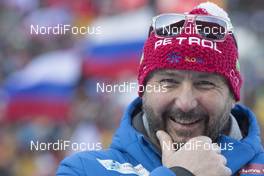 12.01.2018, Ruhpolding, Germany (GER): Tomas Kos (CZE) headcoach Team Slovenia -  IBU world cup biathlon, relay men, Ruhpolding (GER). www.nordicfocus.com. © Manzoni/NordicFocus. Every downloaded picture is fee-liable.