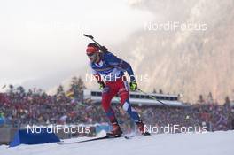 12.01.2018, Ruhpolding, Germany (GER): Simon Bartko (SVK) -  IBU world cup biathlon, relay men, Ruhpolding (GER). www.nordicfocus.com. © Manzoni/NordicFocus. Every downloaded picture is fee-liable.