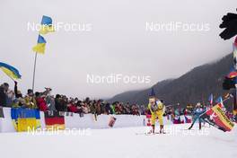 13.01.2018, Ruhpolding, Germany (GER): Mona Brorsson (SWE) -  IBU world cup biathlon, relay women, Ruhpolding (GER). www.nordicfocus.com. © Manzoni/NordicFocus. Every downloaded picture is fee-liable.