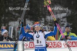 13.01.2018, Ruhpolding, Germany (GER): Nicole Gontier (ITA) -  IBU world cup biathlon, relay women, Ruhpolding (GER). www.nordicfocus.com. © Manzoni/NordicFocus. Every downloaded picture is fee-liable.