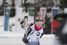 13.01.2018, Ruhpolding, Germany (GER): Selina Gasparin (SUI) -  IBU world cup biathlon, relay women, Ruhpolding (GER). www.nordicfocus.com. © Manzoni/NordicFocus. Every downloaded picture is fee-liable.