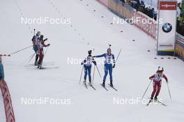 13.01.2018, Ruhpolding, Germany (GER): Joanne Reid (USA), Emily Dreissigacker (USA) -  IBU world cup biathlon, relay women, Ruhpolding (GER). www.nordicfocus.com. © Manzoni/NordicFocus. Every downloaded picture is fee-liable.