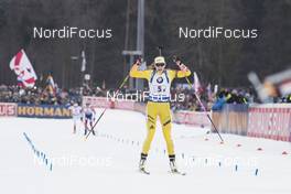 13.01.2018, Ruhpolding, Germany (GER): Hanna Oeberg (SWE) -  IBU world cup biathlon, relay women, Ruhpolding (GER). www.nordicfocus.com. © Manzoni/NordicFocus. Every downloaded picture is fee-liable.
