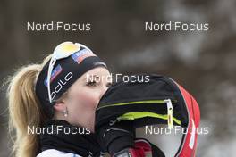 13.01.2018, Ruhpolding, Germany (GER): Elisa Gasparin (SUI) -  IBU world cup biathlon, relay women, Ruhpolding (GER). www.nordicfocus.com. © Manzoni/NordicFocus. Every downloaded picture is fee-liable.