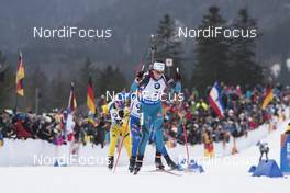 13.01.2018, Ruhpolding, Germany (GER): Chloe Chevalier (FRA) -  IBU world cup biathlon, relay women, Ruhpolding (GER). www.nordicfocus.com. © Manzoni/NordicFocus. Every downloaded picture is fee-liable.