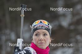 13.01.2018, Ruhpolding, Germany (GER): Selina Gasparin (SUI) -  IBU world cup biathlon, relay women, Ruhpolding (GER). www.nordicfocus.com. © Manzoni/NordicFocus. Every downloaded picture is fee-liable.