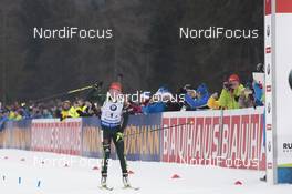 13.01.2018, Ruhpolding, Germany (GER): Laura Dahlmeier (GER) -  IBU world cup biathlon, relay women, Ruhpolding (GER). www.nordicfocus.com. © Manzoni/NordicFocus. Every downloaded picture is fee-liable.