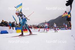 13.01.2018, Ruhpolding, Germany (GER): Marie Dorin Habert (FRA) -  IBU world cup biathlon, relay women, Ruhpolding (GER). www.nordicfocus.com. © Manzoni/NordicFocus. Every downloaded picture is fee-liable.