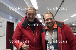 09.01.2018, Ruhpolding, Germany (GER): Ola Lunde (NOR), NKR, Andreas Stabrun Smith (NOR), NRK -  IBU world cup biathlon, training, Ruhpolding (GER). www.nordicfocus.com. © Manzoni/NordicFocus. Every downloaded picture is fee-liable.