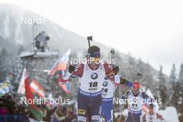 21.01.2018, Antholz, Italy (ITA): Lars Helge Birkeland (NOR) -  IBU world cup biathlon, mass men, Antholz (ITA). www.nordicfocus.com. © Manzoni/NordicFocus. Every downloaded picture is fee-liable.