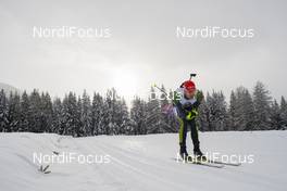 21.01.2018, Antholz, Italy (ITA): Arnd Peiffer (GER) -  IBU world cup biathlon, mass men, Antholz (ITA). www.nordicfocus.com. © Manzoni/NordicFocus. Every downloaded picture is fee-liable.