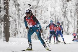 21.01.2018, Antholz, Italy (ITA): Celia Aymonier (FRA) -  IBU world cup biathlon, mass women, Antholz (ITA). www.nordicfocus.com. © Manzoni/NordicFocus. Every downloaded picture is fee-liable.