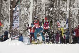 21.01.2018, Antholz, Italy (ITA): Celia Aymonier (FRA) -  IBU world cup biathlon, mass women, Antholz (ITA). www.nordicfocus.com. © Manzoni/NordicFocus. Every downloaded picture is fee-liable.