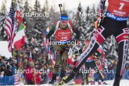 20.01.2018, Antholz, Italy (ITA): Erik Lesser (GER) -  IBU world cup biathlon, pursuit men, Antholz (ITA). www.nordicfocus.com. © Manzoni/NordicFocus. Every downloaded picture is fee-liable.