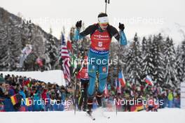 20.01.2018, Antholz, Italy (ITA): Emilien Jacquelin (FRA) -  IBU world cup biathlon, pursuit men, Antholz (ITA). www.nordicfocus.com. © Manzoni/NordicFocus. Every downloaded picture is fee-liable.