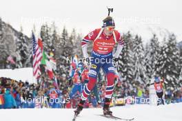 20.01.2018, Antholz, Italy (ITA): Henrik L'abee-Lund (NOR) -  IBU world cup biathlon, pursuit men, Antholz (ITA). www.nordicfocus.com. © Manzoni/NordicFocus. Every downloaded picture is fee-liable.