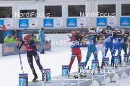 20.01.2018, Antholz, Italy (ITA): Anastasiya Kuzmina (SVK) -  IBU world cup biathlon, pursuit women, Antholz (ITA). www.nordicfocus.com. © Manzoni/NordicFocus. Every downloaded picture is fee-liable.