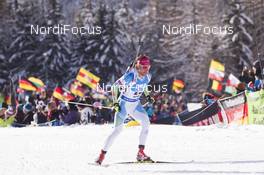 19.01.2018, Antholz, Italy (ITA): Klemen Bauer (SLO) -  IBU world cup biathlon, sprint men, Antholz (ITA). www.nordicfocus.com. © Manzoni/NordicFocus. Every downloaded picture is fee-liable.