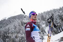19.01.2018, Antholz, Italy (ITA): Anton Babikov (RUS) -  IBU world cup biathlon, sprint men, Antholz (ITA). www.nordicfocus.com. © Manzoni/NordicFocus. Every downloaded picture is fee-liable.