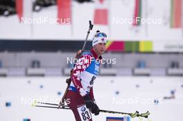 19.01.2018, Antholz, Italy (ITA): Carsen Campbell (CAN) -  IBU world cup biathlon, sprint men, Antholz (ITA). www.nordicfocus.com. © Manzoni/NordicFocus. Every downloaded picture is fee-liable.
