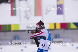 19.01.2018, Antholz, Italy (ITA): Simon Eder (AUT) -  IBU world cup biathlon, sprint men, Antholz (ITA). www.nordicfocus.com. © Manzoni/NordicFocus. Every downloaded picture is fee-liable.