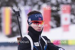 19.01.2018, Antholz, Italy (ITA): Erlend Bjoentegaard (NOR) -  IBU world cup biathlon, sprint men, Antholz (ITA). www.nordicfocus.com. © Manzoni/NordicFocus. Every downloaded picture is fee-liable.