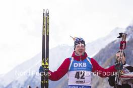 19.01.2018, Antholz, Italy (ITA): Johannes Thingnes Boe (NOR) -  IBU world cup biathlon, sprint men, Antholz (ITA). www.nordicfocus.com. © Manzoni/NordicFocus. Every downloaded picture is fee-liable.