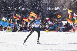 19.01.2018, Antholz, Italy (ITA): Benedikt Doll (GER) -  IBU world cup biathlon, sprint men, Antholz (ITA). www.nordicfocus.com. © Manzoni/NordicFocus. Every downloaded picture is fee-liable.
