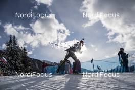 19.01.2018, Antholz, Italy (ITA): Johannes Kuehn (GER) -  IBU world cup biathlon, sprint men, Antholz (ITA). www.nordicfocus.com. © Manzoni/NordicFocus. Every downloaded picture is fee-liable.