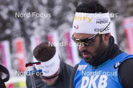19.01.2018, Antholz, Italy (ITA): Simon Fourcade (FRA) -  IBU world cup biathlon, sprint men, Antholz (ITA). www.nordicfocus.com. © Manzoni/NordicFocus. Every downloaded picture is fee-liable.