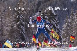 19.01.2018, Antholz, Italy (ITA): Ondrej Moravec (CZE) -  IBU world cup biathlon, sprint men, Antholz (ITA). www.nordicfocus.com. © Manzoni/NordicFocus. Every downloaded picture is fee-liable.
