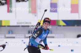 19.01.2018, Antholz, Italy (ITA): Quentin Fillon Maillet (FRA) -  IBU world cup biathlon, sprint men, Antholz (ITA). www.nordicfocus.com. © Manzoni/NordicFocus. Every downloaded picture is fee-liable.