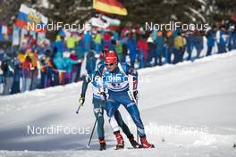 19.01.2018, Antholz, Italy (ITA): Ondrej Moravec (CZE) -  IBU world cup biathlon, sprint men, Antholz (ITA). www.nordicfocus.com. © Manzoni/NordicFocus. Every downloaded picture is fee-liable.