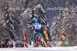 19.01.2018, Antholz, Italy (ITA): Volodymyr Siemakov (UKR) -  IBU world cup biathlon, sprint men, Antholz (ITA). www.nordicfocus.com. © Manzoni/NordicFocus. Every downloaded picture is fee-liable.