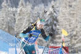 18.01.2018, Antholz, Italy (ITA): Anais Bescond (FRA) -  IBU world cup biathlon, sprint women, Antholz (ITA). www.nordicfocus.com. © Manzoni/NordicFocus. Every downloaded picture is fee-liable.
