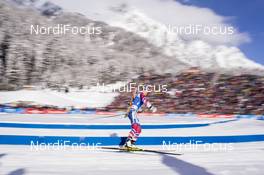 18.01.2018, Antholz, Italy (ITA): Hilde Fenne (NOR) -  IBU world cup biathlon, sprint women, Antholz (ITA). www.nordicfocus.com. © Manzoni/NordicFocus. Every downloaded picture is fee-liable.