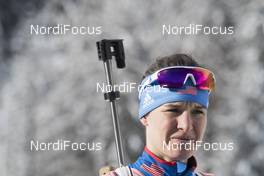 18.01.2018, Antholz, Italy (ITA): Clare Egan (USA) -  IBU world cup biathlon, sprint women, Antholz (ITA). www.nordicfocus.com. © Manzoni/NordicFocus. Every downloaded picture is fee-liable.
