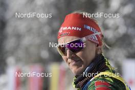 18.01.2018, Antholz, Italy (ITA): Denise Herrmann (GER) -  IBU world cup biathlon, sprint women, Antholz (ITA). www.nordicfocus.com. © Manzoni/NordicFocus. Every downloaded picture is fee-liable.