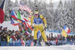 18.01.2018, Antholz, Italy (ITA): Johanna Skottheim (SWE) -  IBU world cup biathlon, sprint women, Antholz (ITA). www.nordicfocus.com. © Manzoni/NordicFocus. Every downloaded picture is fee-liable.