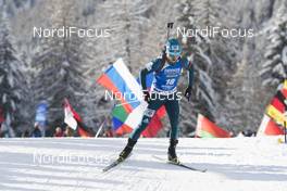 18.01.2018, Antholz, Italy (ITA): Valj Semerenko (UKR) -  IBU world cup biathlon, sprint women, Antholz (ITA). www.nordicfocus.com. © Manzoni/NordicFocus. Every downloaded picture is fee-liable.