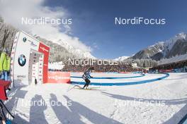 18.01.2018, Antholz, Italy (ITA): Sari Furuya (JPN) -  IBU world cup biathlon, sprint women, Antholz (ITA). www.nordicfocus.com. © Manzoni/NordicFocus. Every downloaded picture is fee-liable.