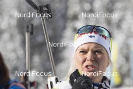 18.01.2018, Antholz, Italy (ITA): Mari Laukkanen (FIN) -  IBU world cup biathlon, sprint women, Antholz (ITA). www.nordicfocus.com. © Manzoni/NordicFocus. Every downloaded picture is fee-liable.