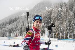 16.01.2018, Antholz, Italy (ITA): Tiril Eckhoff (NOR) -  IBU world cup biathlon, training, Antholz (ITA). www.nordicfocus.com. © Manzoni/NordicFocus. Every downloaded picture is fee-liable.